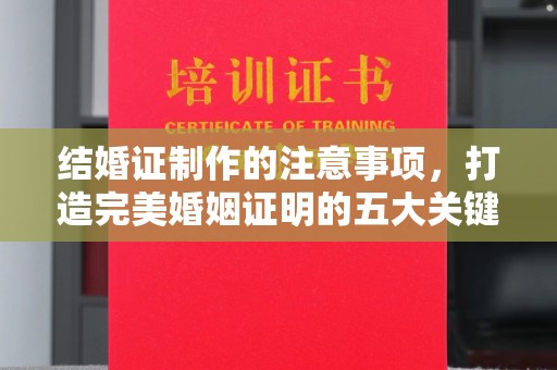 天台结婚证制作的注意事项，打造完美婚姻证明的五大关键点