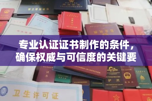 天台专业认证证书制作的条件，确保权威与可信度的关键要素
