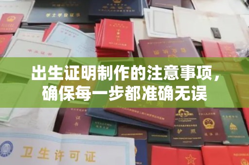 天台出生证明制作的注意事项，确保每一步都准确无误