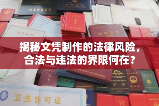 天台揭秘文凭制作的法律风险，合法与违法的界限何在？