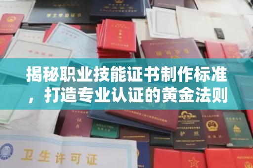 天台揭秘职业技能证书制作标准，打造专业认证的黄金法则