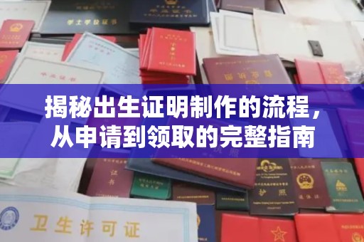 天台揭秘出生证明制作的流程，从申请到领取的完整指南